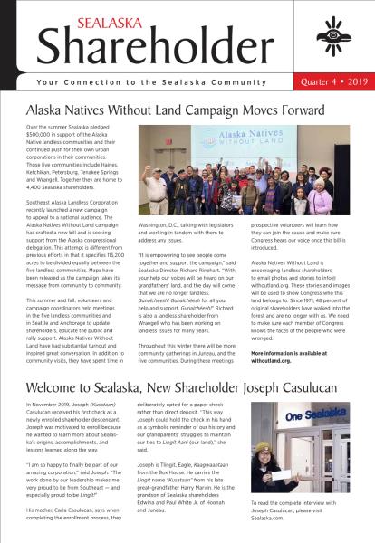 2019 Q4 Shareholder Newsletter